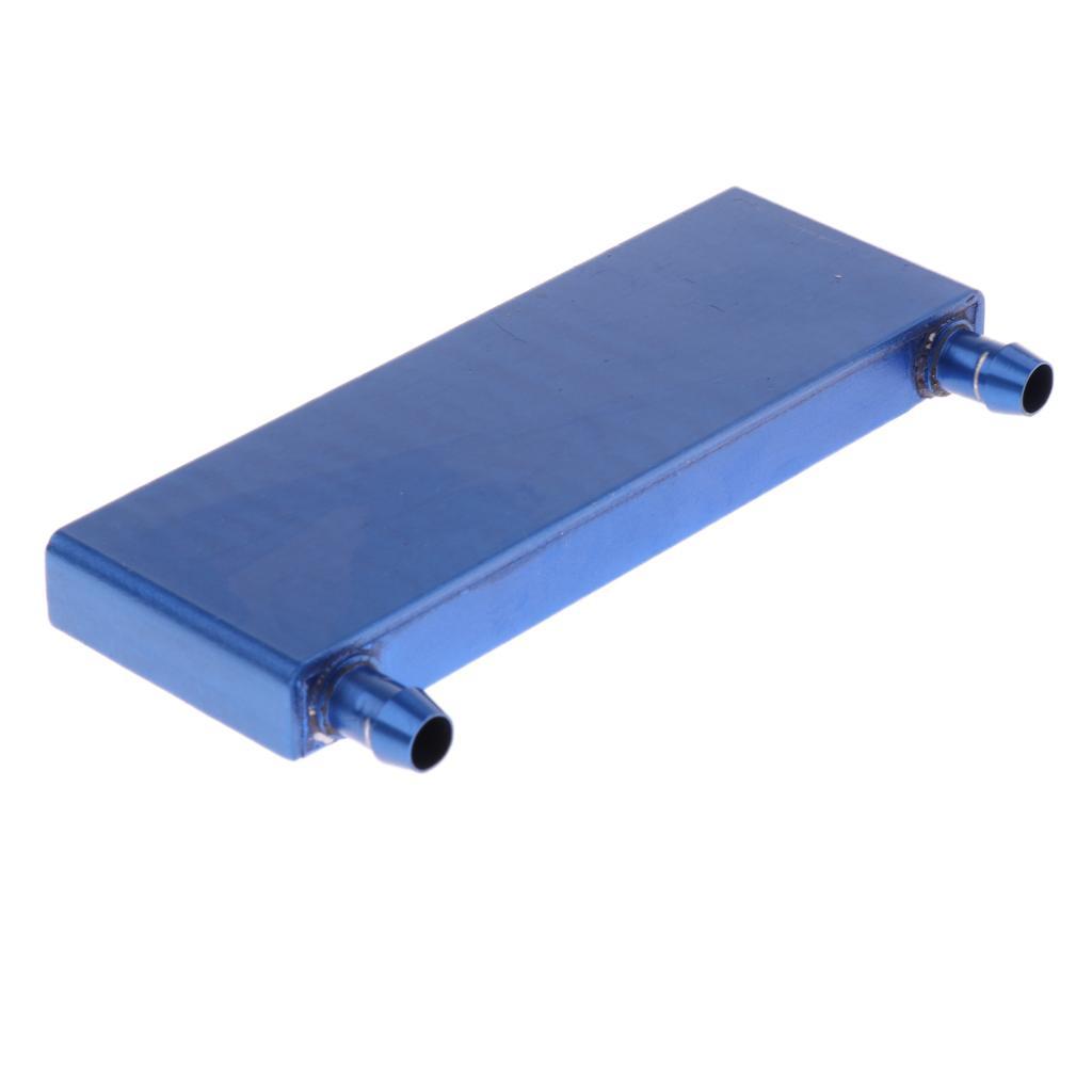 Aluminum Water Cooling Block 40x120mm Liquid Water Cooler System for CPU Graphics Radiator Heat Sink T40120C