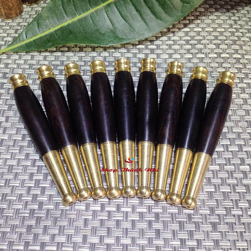 Tẩu thuốc gỗ và hợp kim cao cấp, Shop Thành Nhi STN5004, dùng thuốc điếu nhỏ và lớn