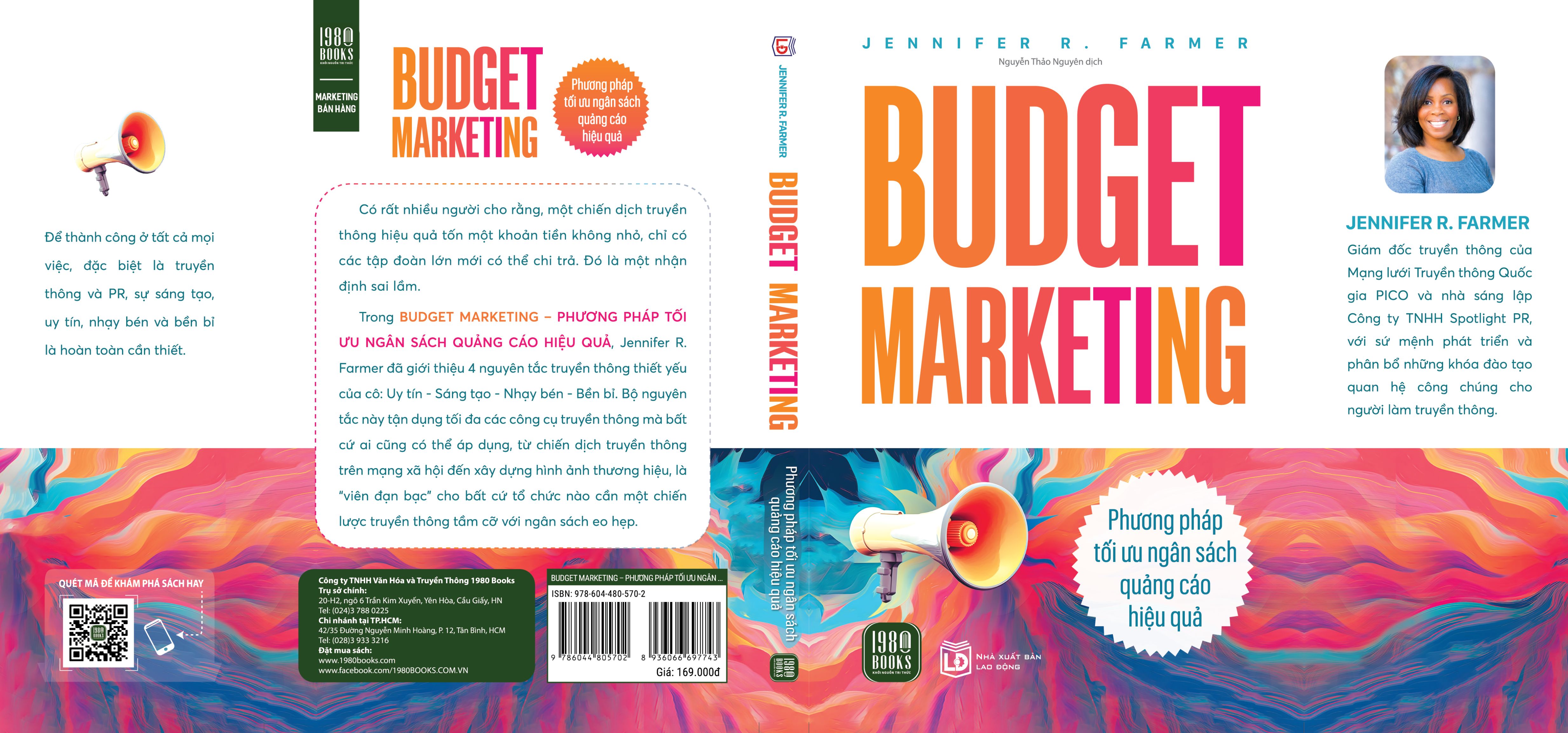 Sách - Budget Marketing- Phương Pháp Tối Ưu Ngân Sách Quảng Cáo Hiệu Quả - Jennifer R. Farmer