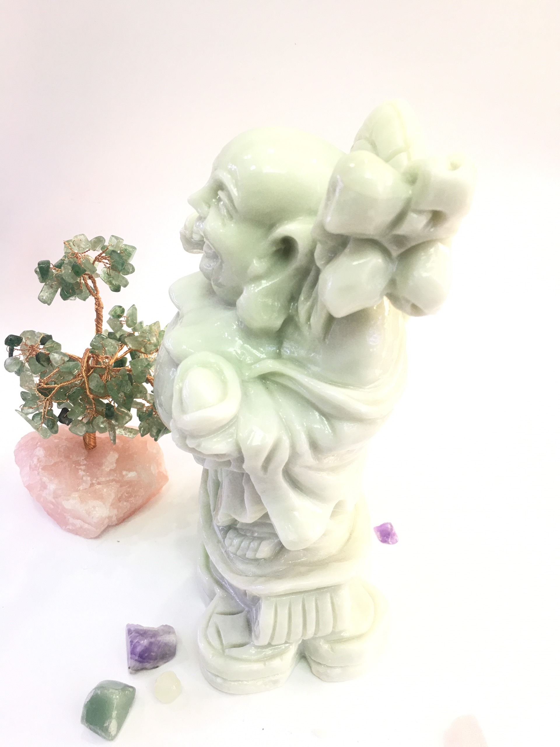 Tượng Phật Di Lặc cầm vàng - cao 25cm - nặng 4,7kg