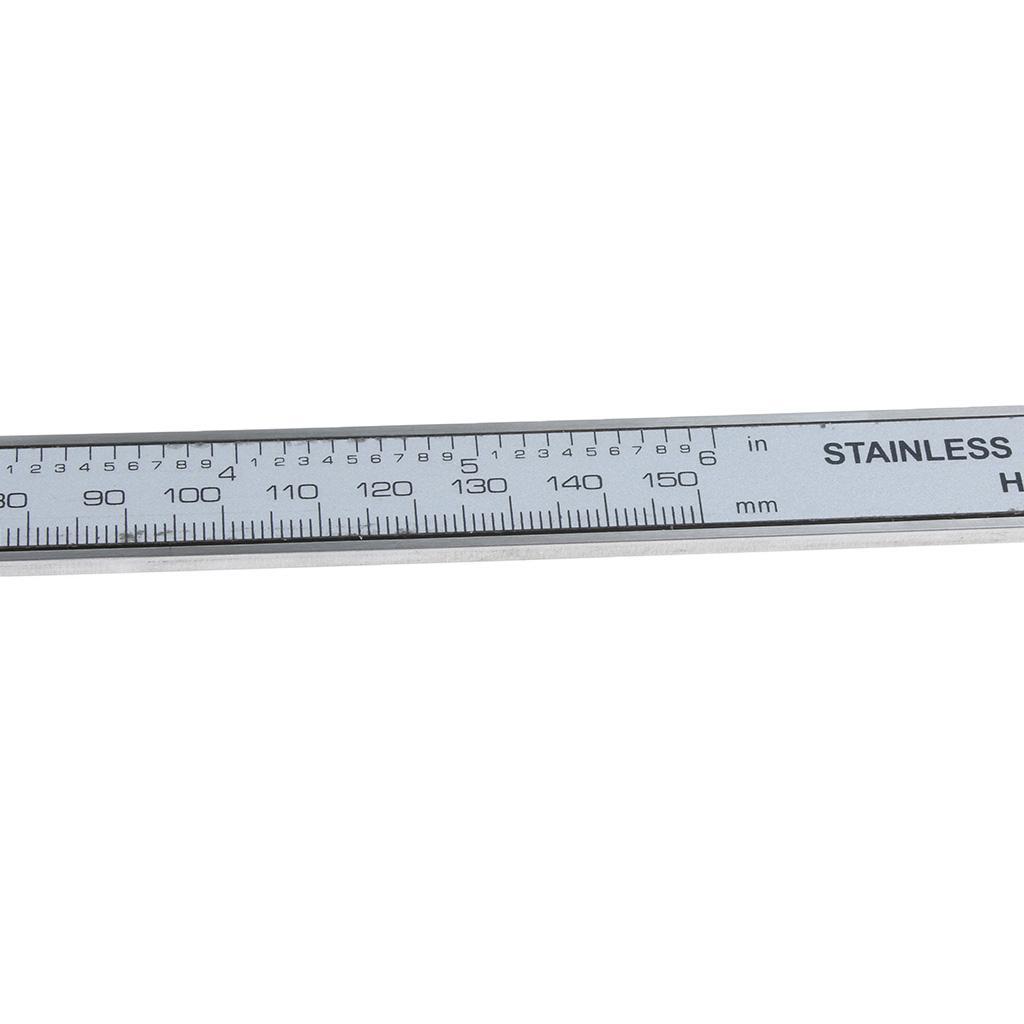 LCD Electronic Digital Vernier Caliper Gauge Micrometer Inch/Metric 0-150mm/0-6''