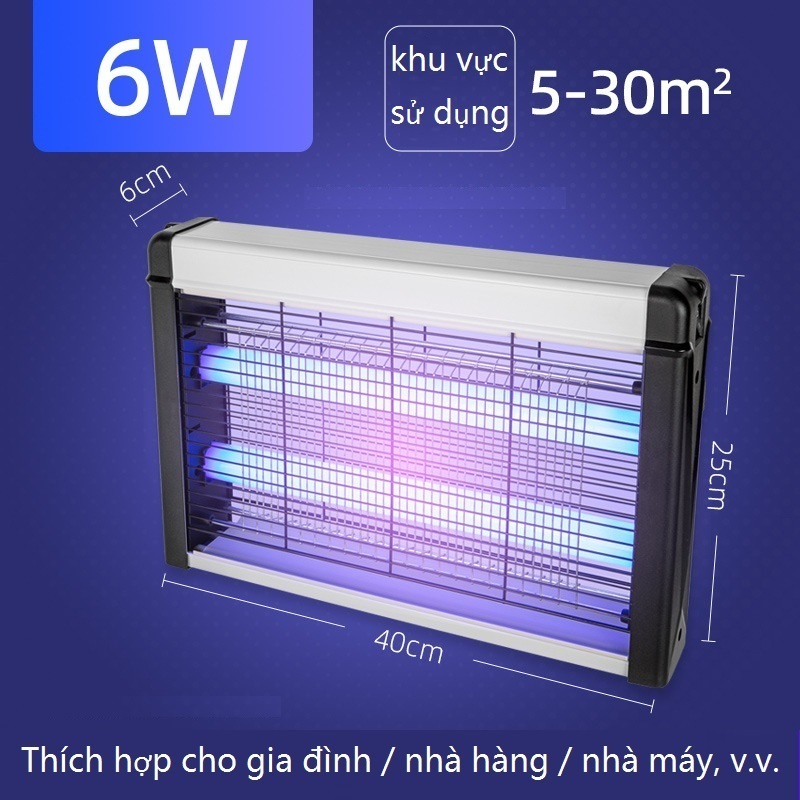 Đèn bắt muỗi Sothing RD DBM02 400x250/4W- DBM02 500x250/4W, Đèn LED UV thu hút côn trùng- Hàng Chính Hãng