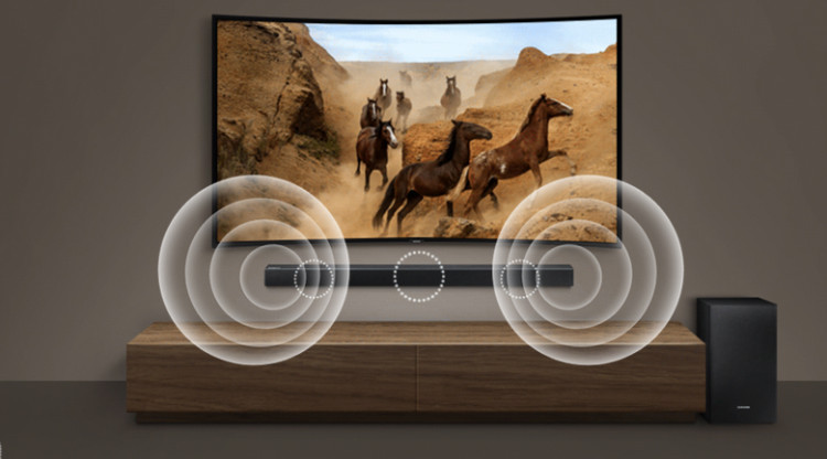 Loa thanh soundbar Samsung 2.1 HW-R450 200W - Công nghệ âm thanh