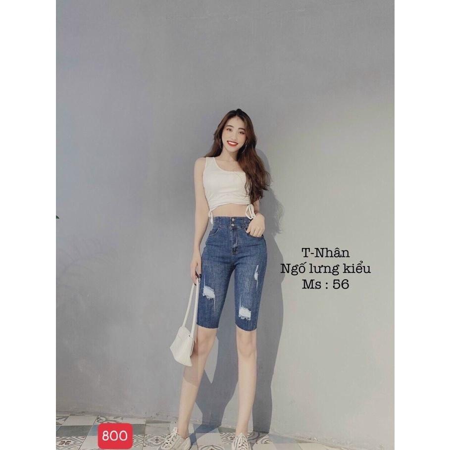 Quần short jean ngố nữ cao cấp, chất liệu denim dễ thương, tôn dáng BEN Shop0807 Z10