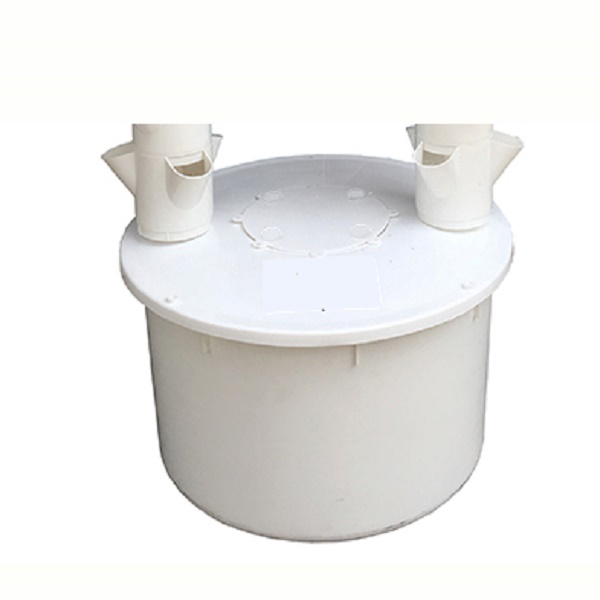 Tháp trồng rau thủy canh khí canh trụ đứng đôi 66 rọ