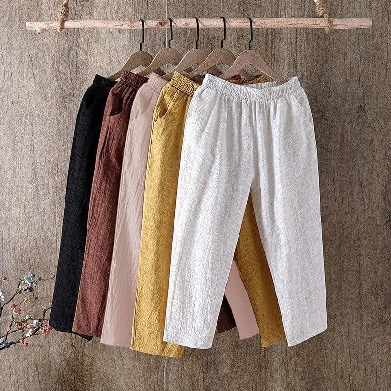 QUẦN BAGGY ĐŨI CẠP CHUN NHẸ MÁT thoải mai năng động