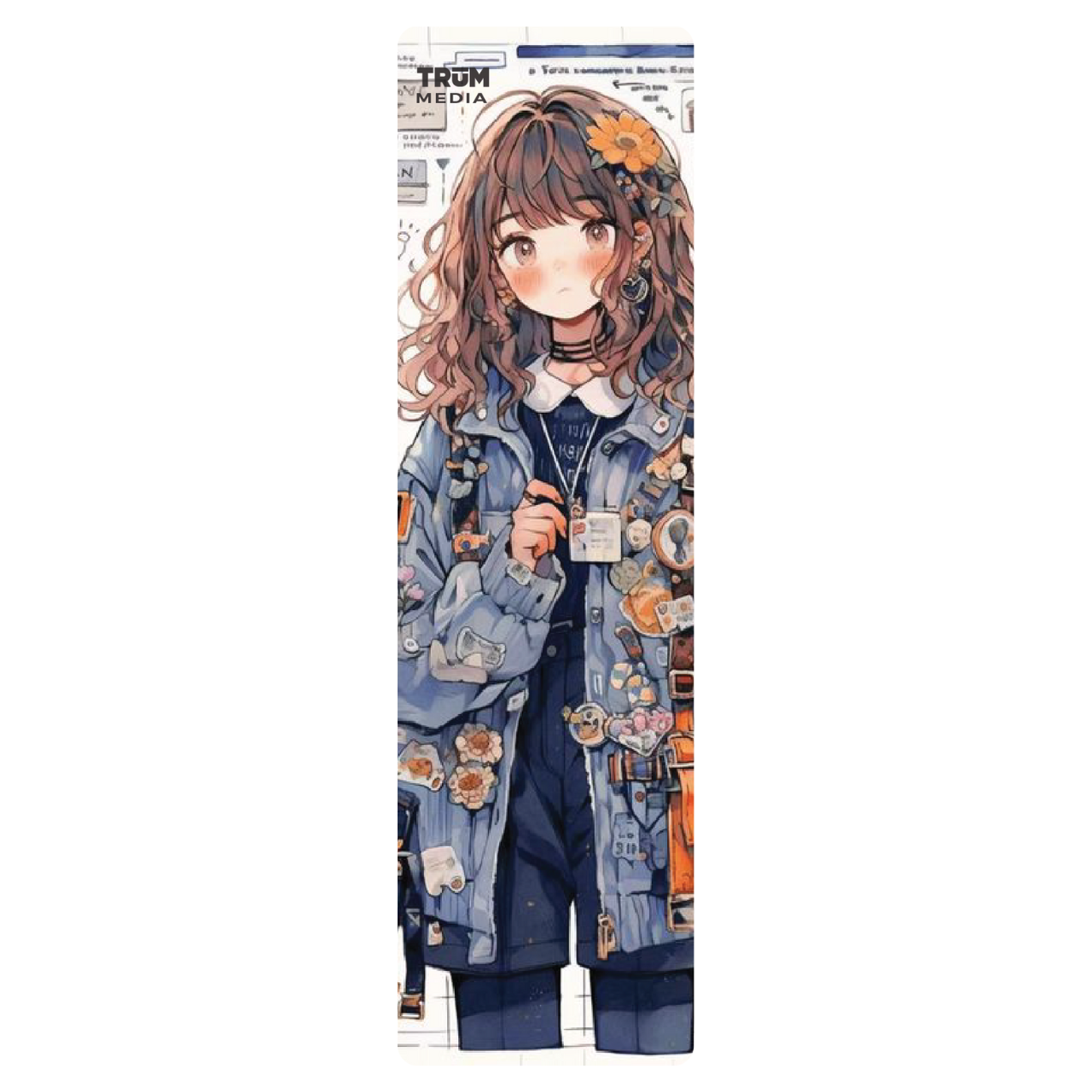 5 Cái Bookmark Kẹp Sách, Dấu Trang Hoạ Tiết Cô Gái Hoạt Hình - SBOOKS