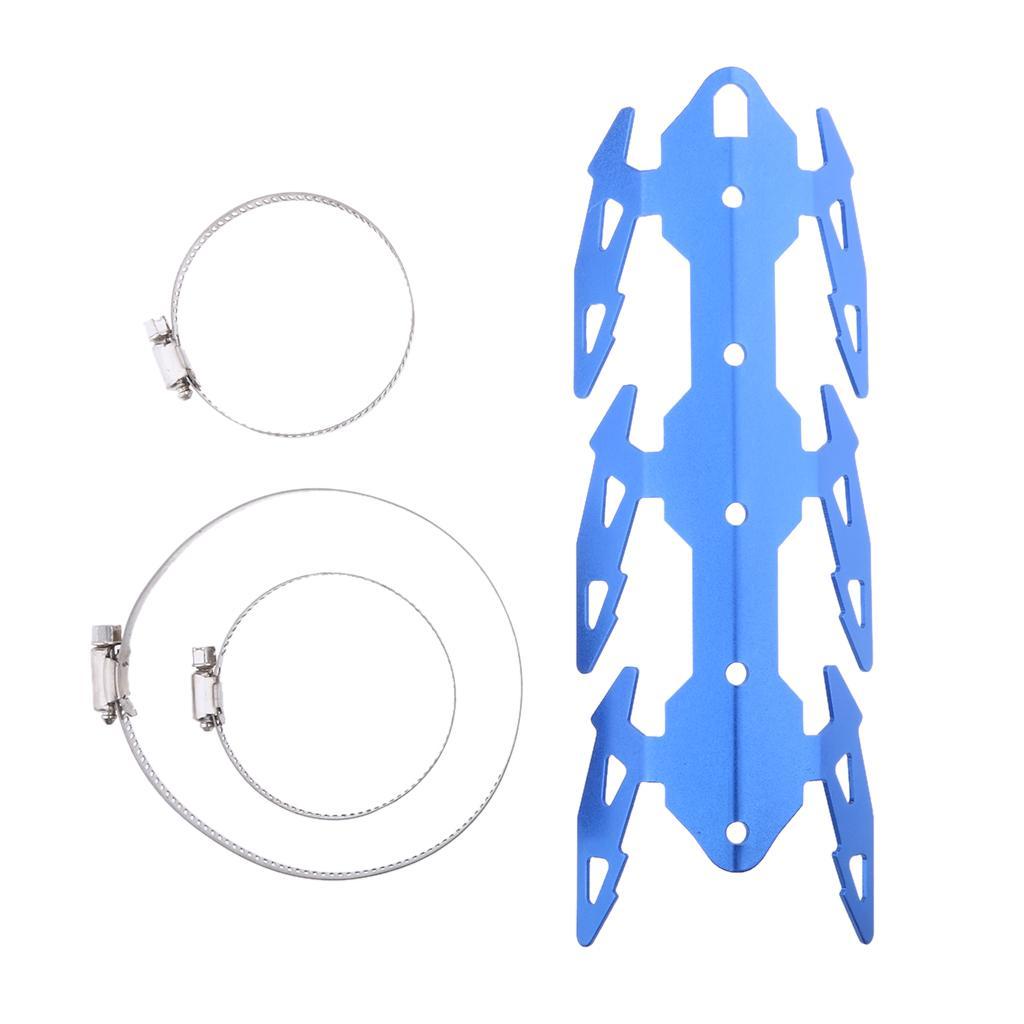 24cm Motorcycle Exhaust Muffler Pipe Leg Protector Heat Shield Cover