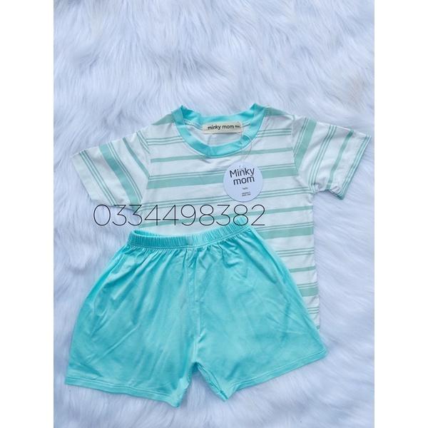 bộ minky mom sọc cho bé