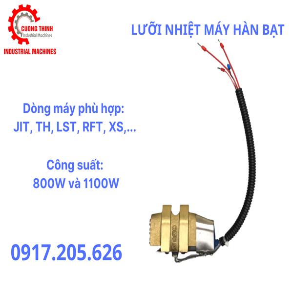 Lưỡi nhiệt của máy hàn bạt nhựa hdpe JIT, TH,LST, RFT, XS Cường Thịnh