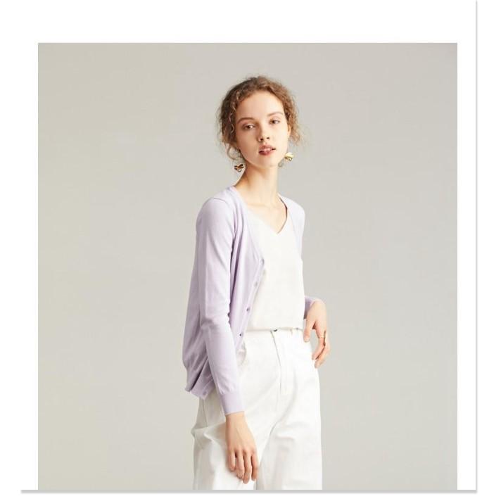 áo khoác nữ, áo khoác len nữ, áo khoác Cardigan nữ form ngắn Thời trang