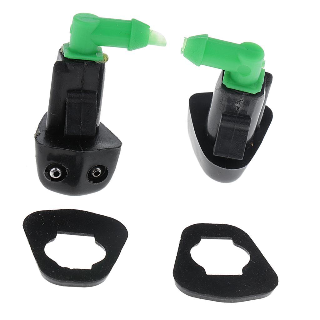 2X Pair Water Spray Nozzles Windshield