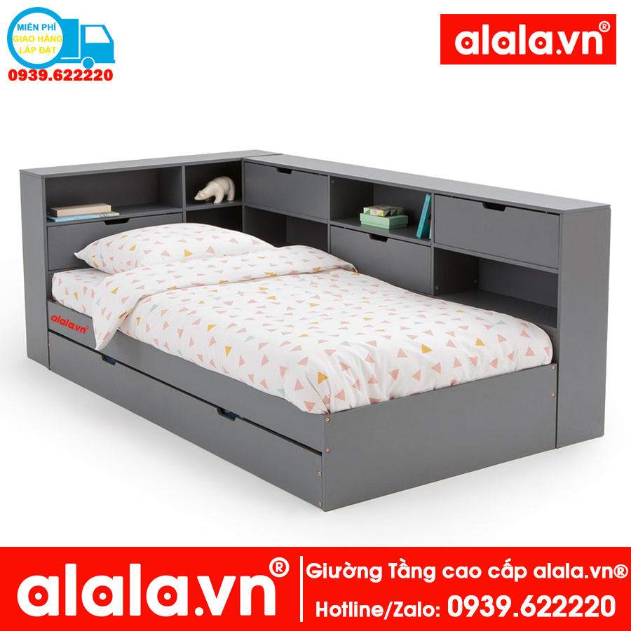 Giường tầng ALALA109 cao cấp - Thương hiệu alala.vn ( trên 1m, dưới 1m)