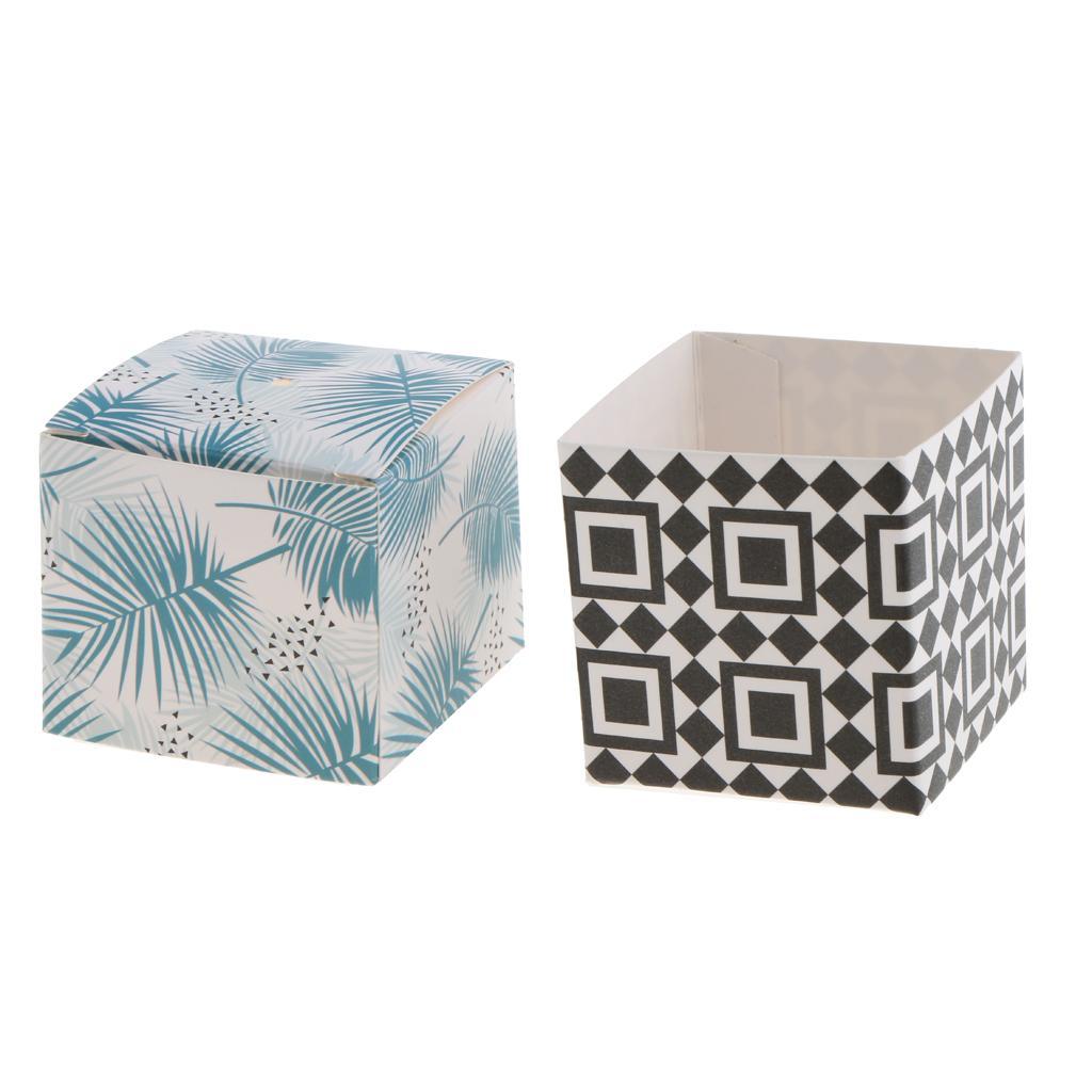 12x Hawaiian Palm Leaves Boxes Candy Chocolate Box Wedding Gifts Favors