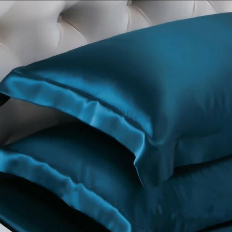 Drap Giường Ga Giường Lẻ Phi Lụa Mát Mịn - Xanh Cổ Vịt