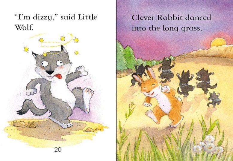 Sách - Clever Rabbit and the Wolves by Unknown