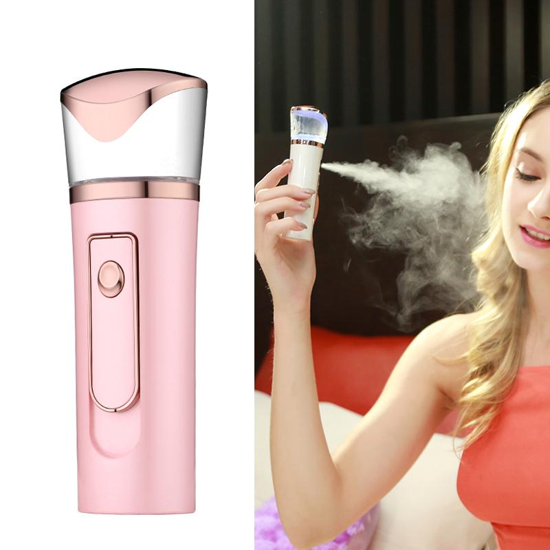 Di Động USB Nano Máy Tạo Độ Ẩm Phun Sương Dưỡng Ẩm Da Mặt Phun Nhà Phòng Ngủ Văn Phòng Chăm Sóc Sắc Đẹp Thông Minh Tự Động Hương Thơm Khuếch Tán Tinh Dầu