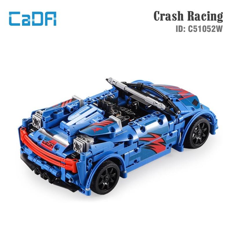 Đồ chơi lắp ráp điều khiển  từ xa xe đua Crash Racing – CADA C51052W