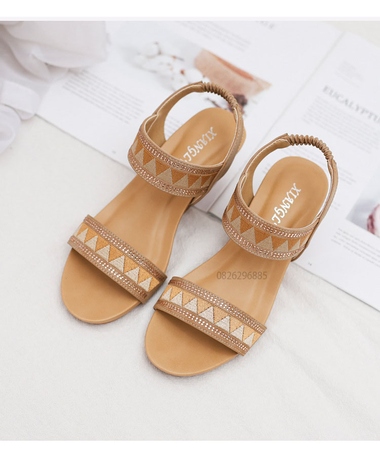 Giày quai ngang nữ giày sandals nữ dép quai hậu nữ cao 5 cm - 320-270A.