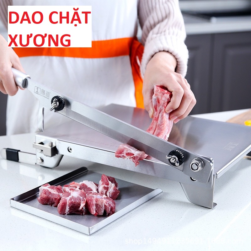 Dao Chặt Thịt Gà KD0248 - Cắt Xương, Thịt, Rau Quả, Nấm, Thuốc Bắc - Inox 430 dày 1.5mm