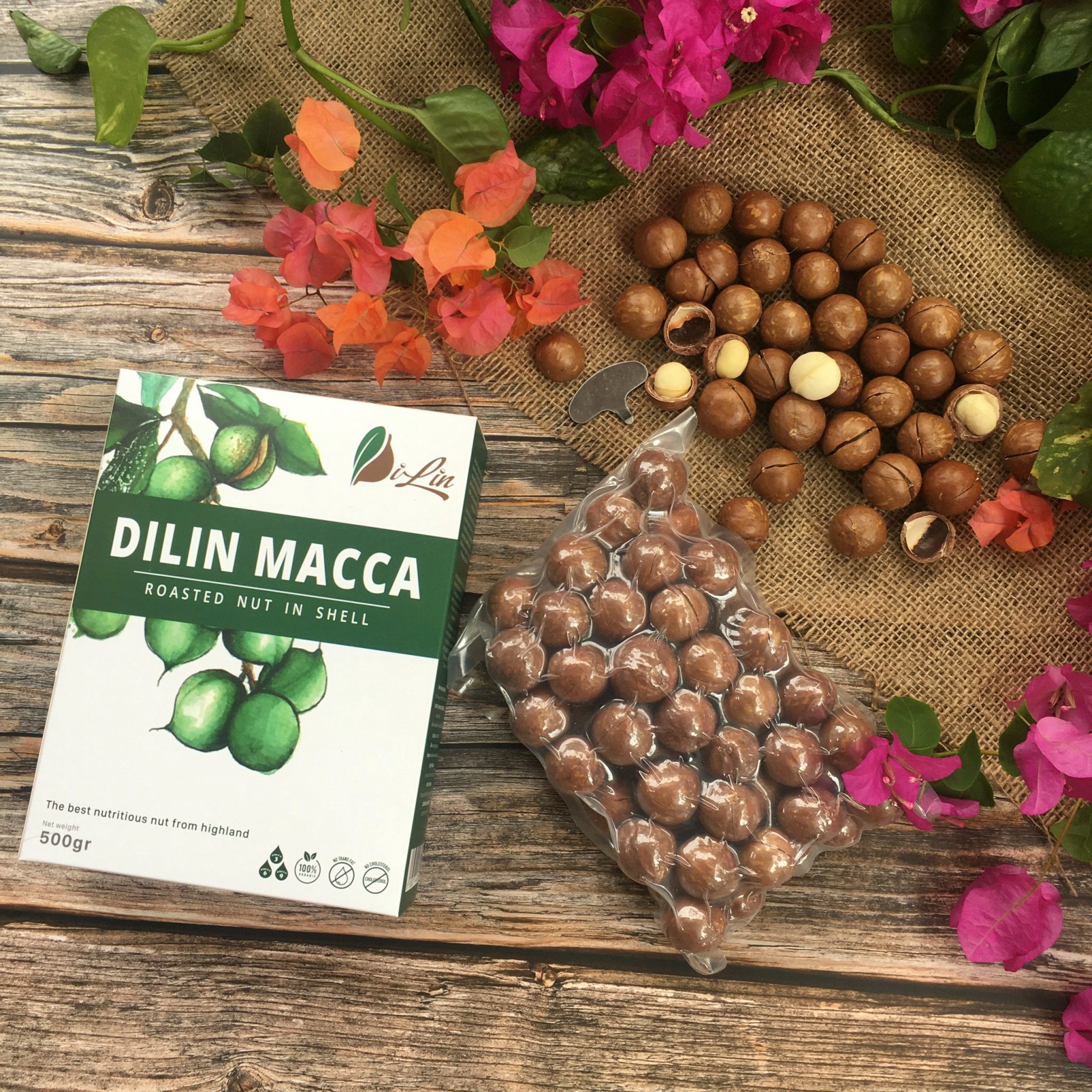 Hạt Macca Lâm Đồng Hộp Giấy Sang Trọng 500G