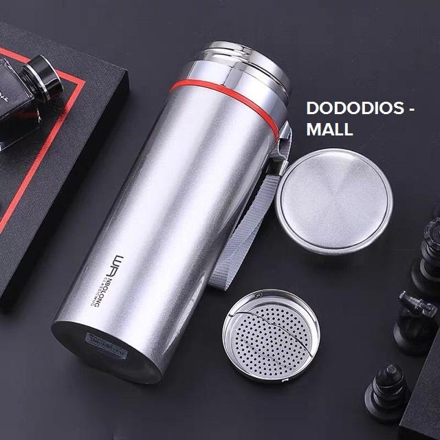 Hình ảnh DODODIOS bình đựng nước giữ nhiệt bằng inox có quai đeo tiện dụng 1000ml - Hàng chính hãng