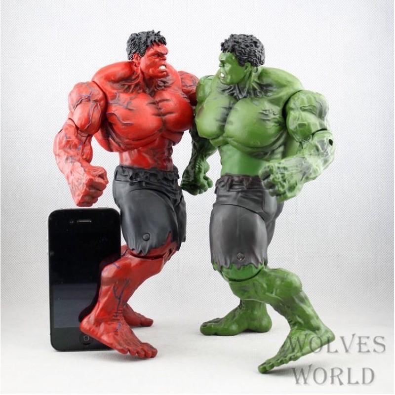 Mô hình người khổng lồ xanh Green Hulk và người khổng lồ đỏ Red Hulk siêu ngầu