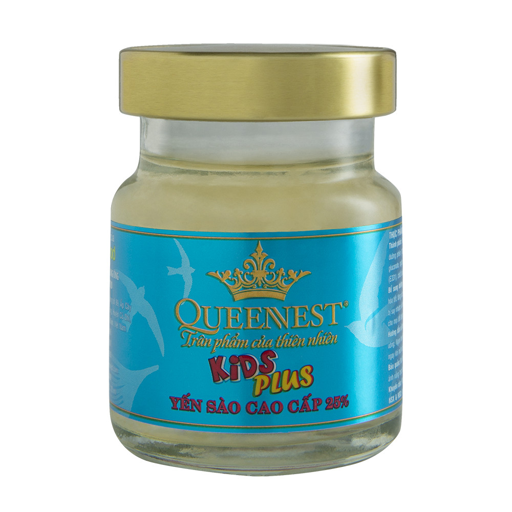 Lốc 6 hũ yến KIDS PLUS 25% - Yến QUEENNEST