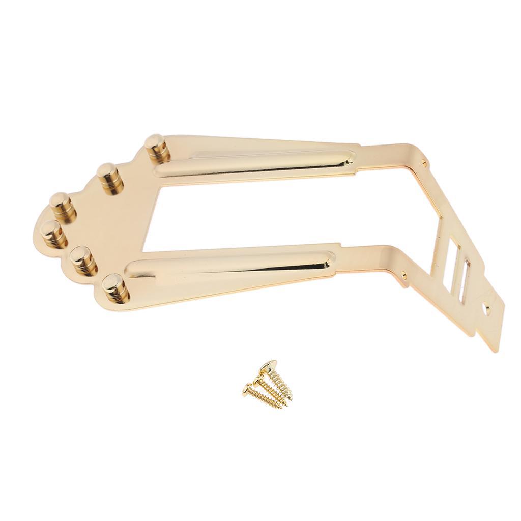 Metal Guitar Tailpiece Bridge for Archtop Jazz Guitar Musical Parts