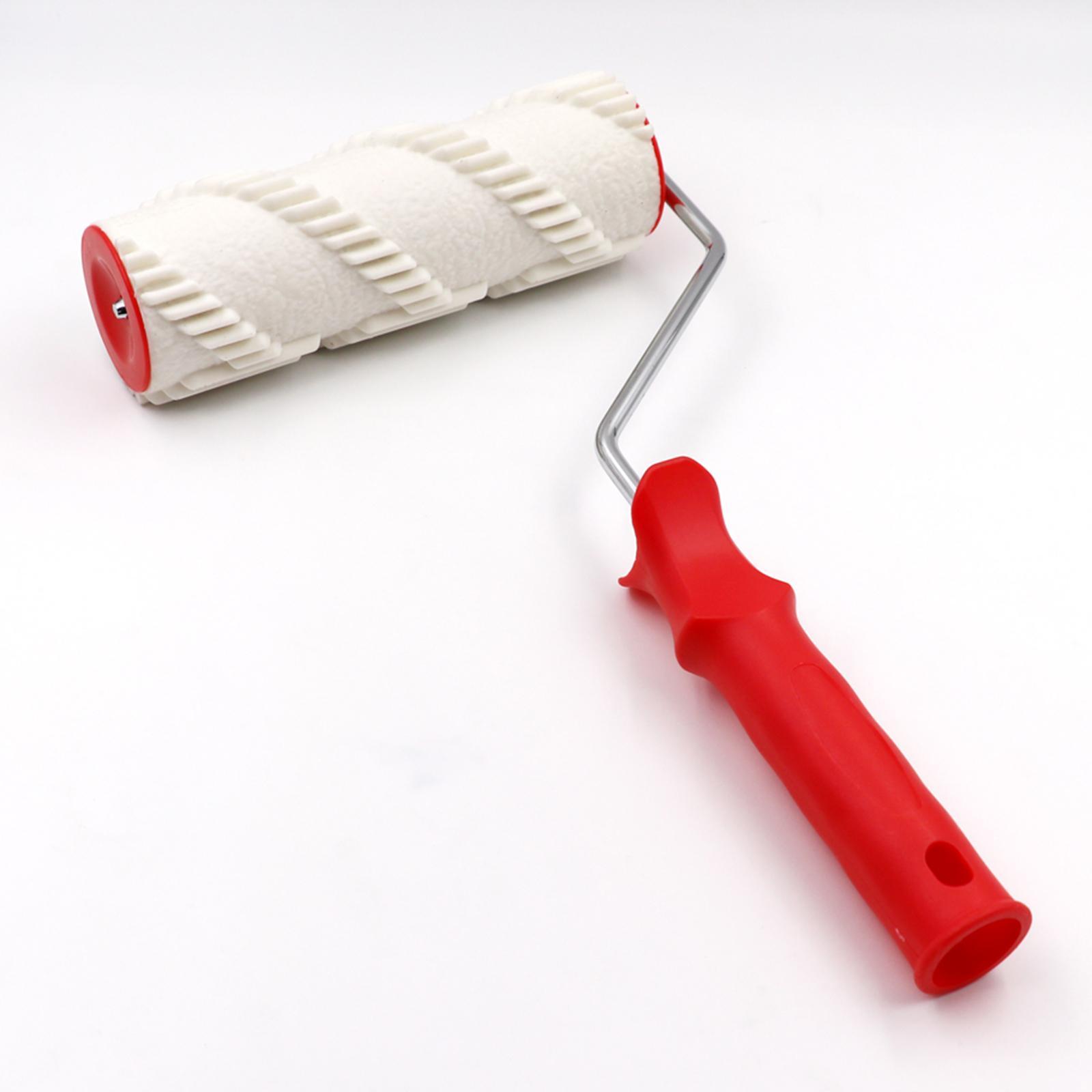 DIY Patterned Paint Roller, Por Decorative Wall Painting Tool Rubber Roller for Home Decor