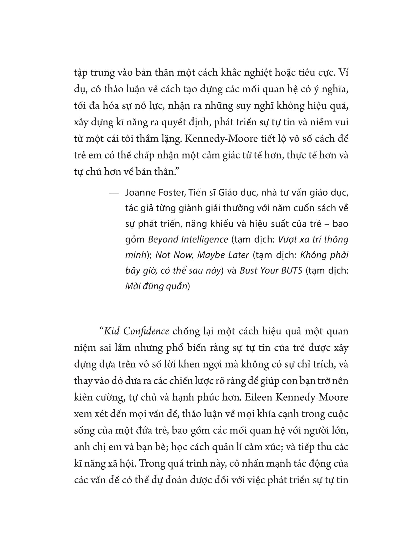 Sách - Kid Confidence - Xây Dựng Sự Tự Tin Cho Trẻ