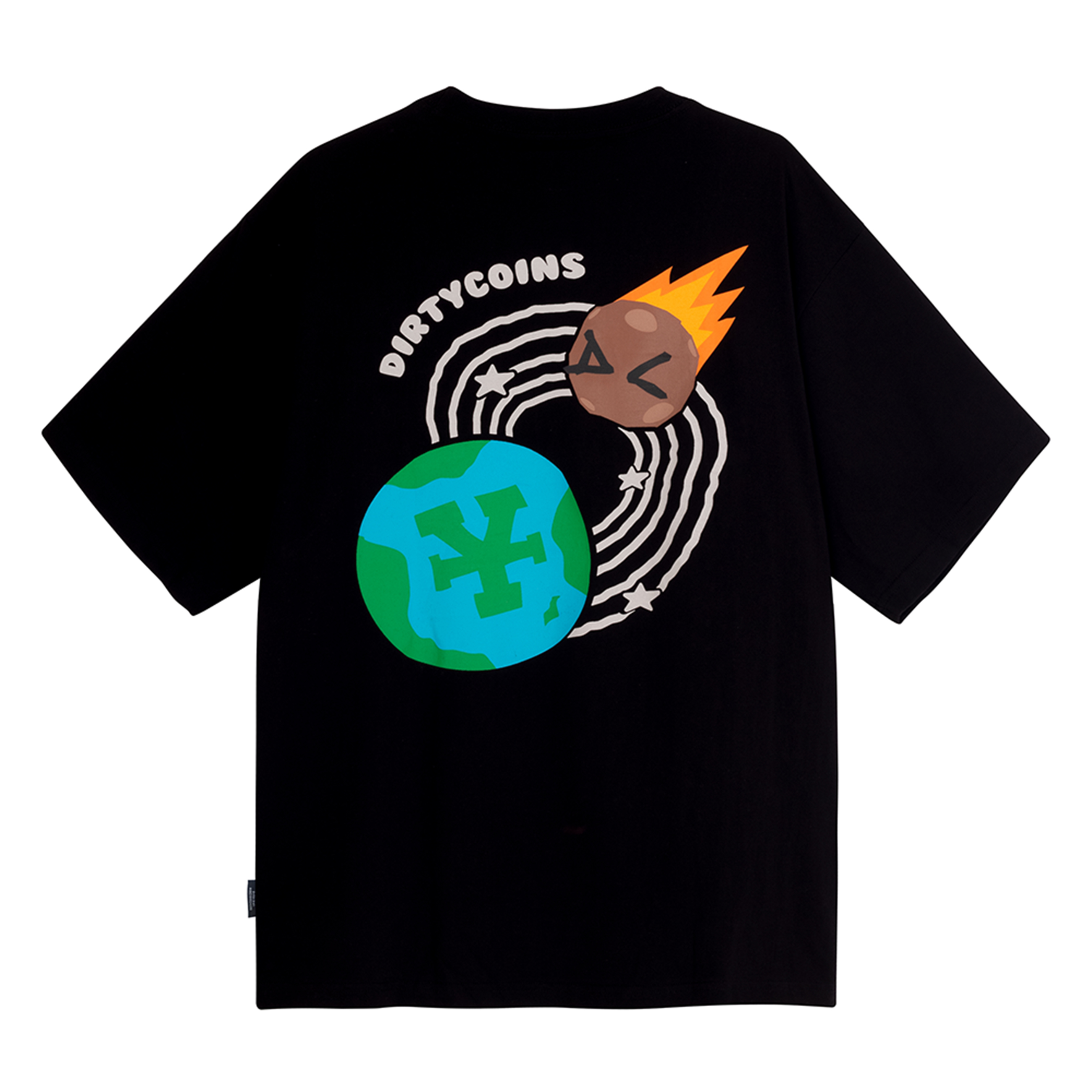 DirtyCoins Áo thun Save The Earth T-shirt - Black