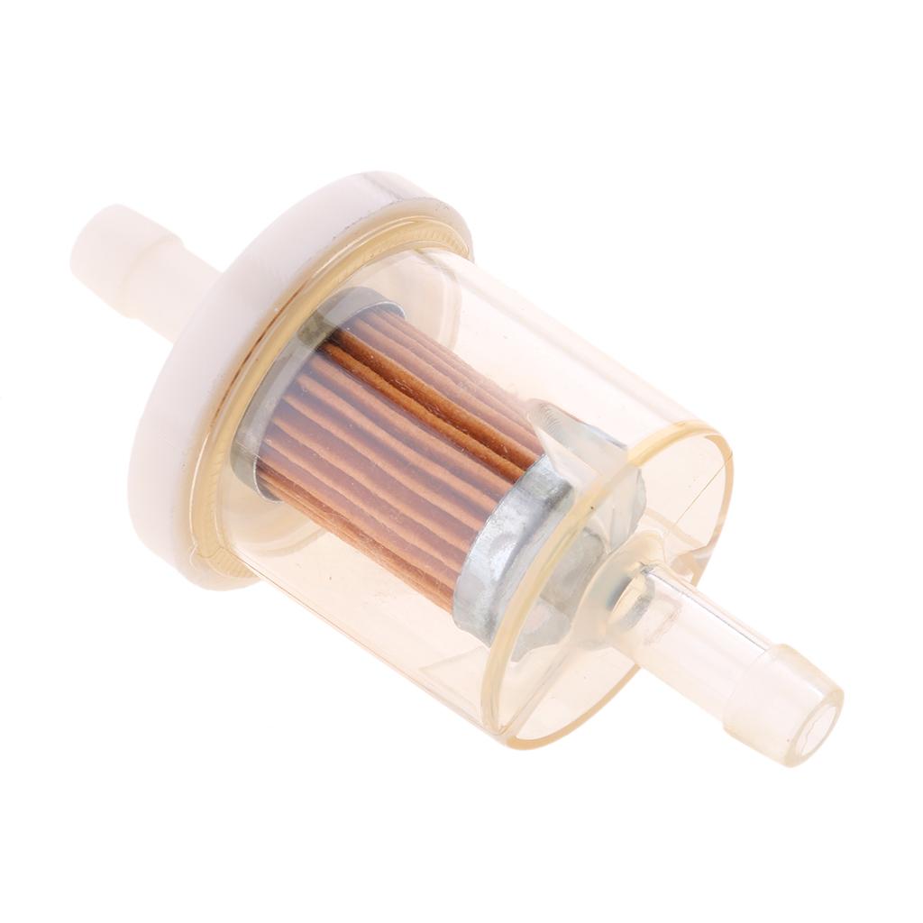 Universal Motorcycle 7mm In-line Gas Carburetor Fuel Filter for Honda