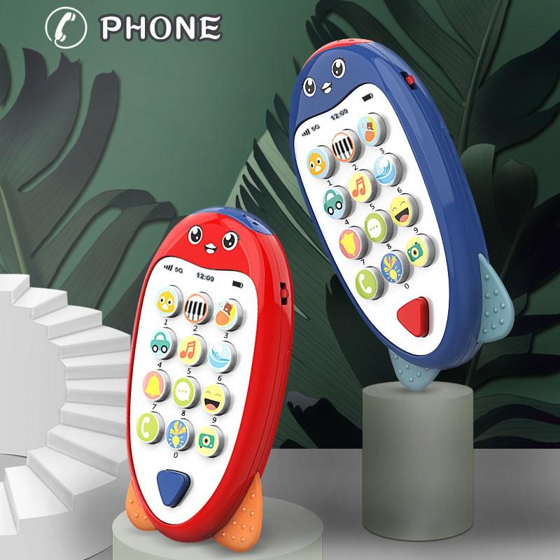 Đồ chơi điện thoại giả có nhạc đèn dành cho bé quà tặng cho bé trẻ em