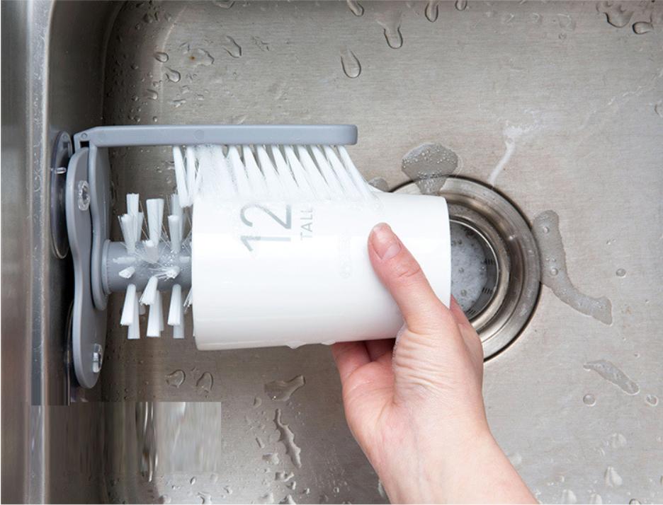 Dụng cụ cọ rửa ly, cốc, bình sữa . Rửa cực nhanh đơn giản, dễ dàng