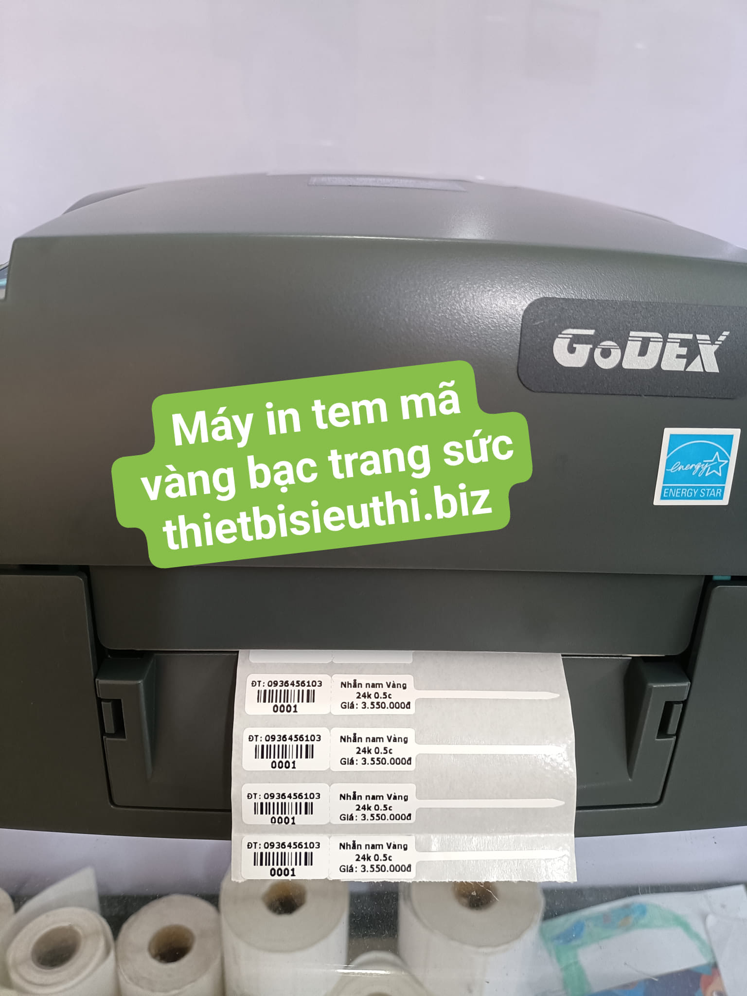 Máy in tem mã vạch Godex G500 - Hàng nhập khẩu
