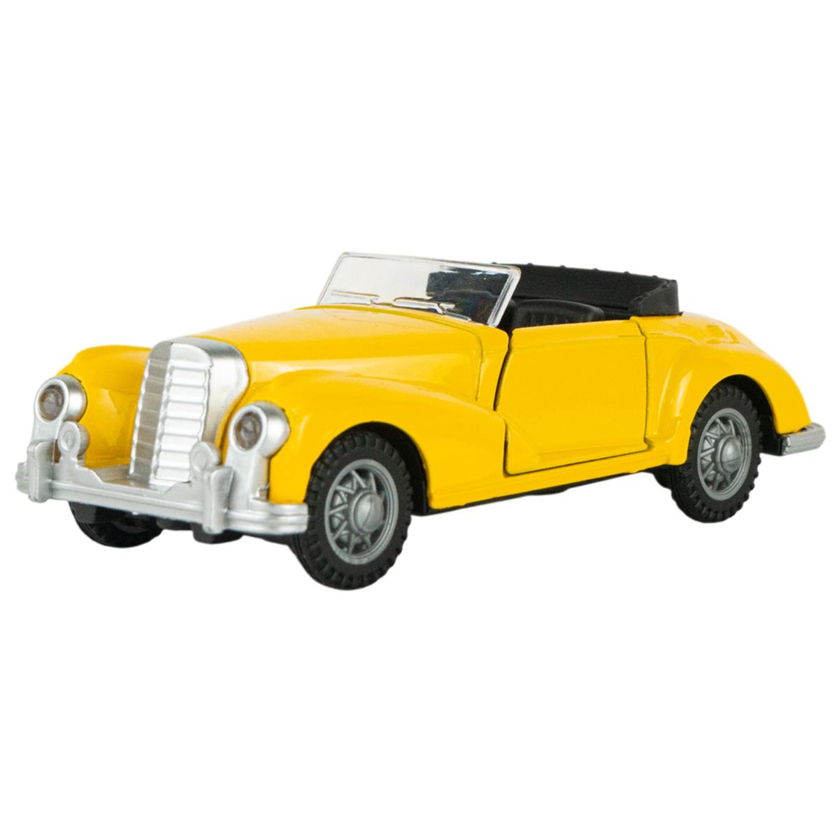 Đồ Chơi Mô Hình Xe MB Cổ Điển Chạy Trớn - Toys&amp;Joys 13223 - Màu Vàng