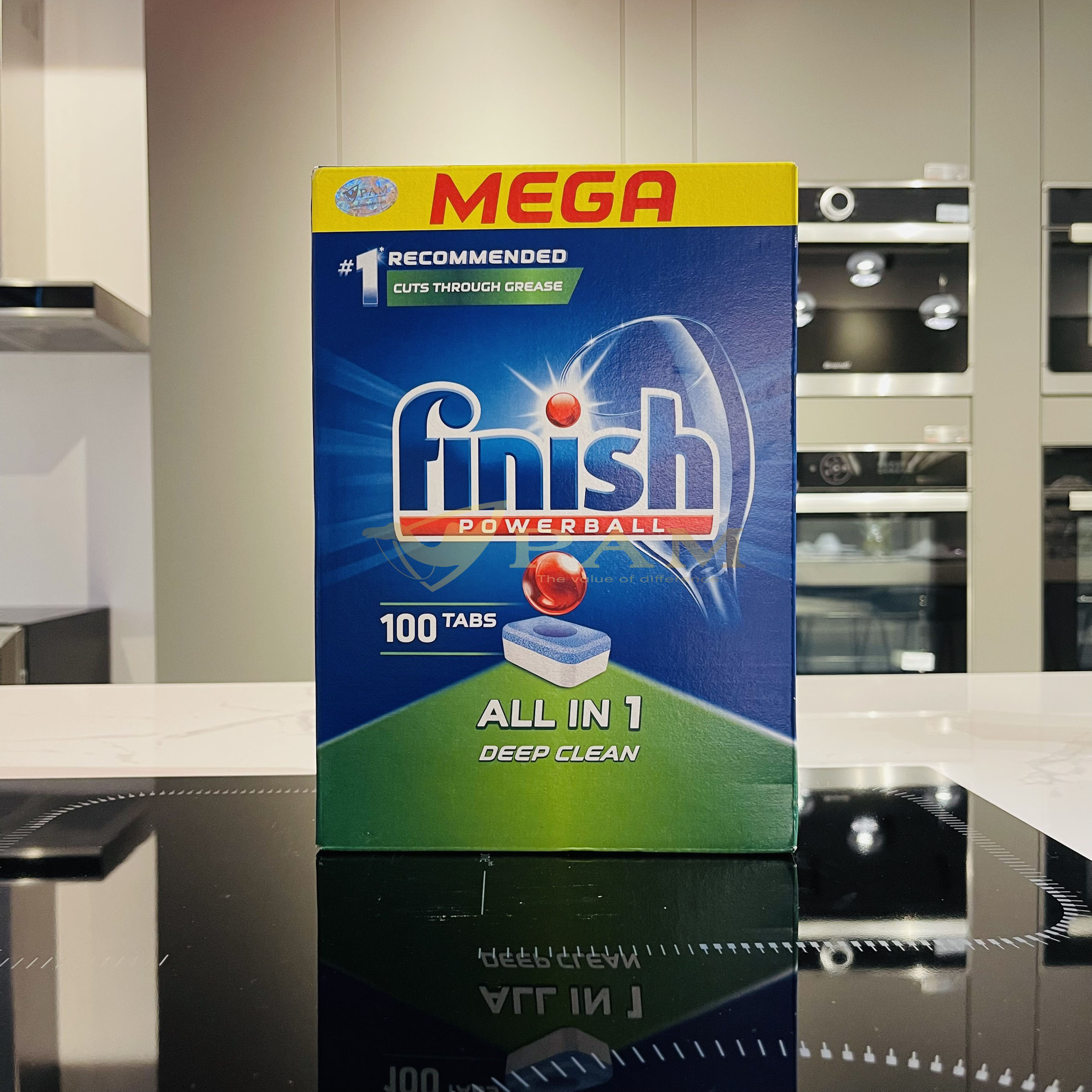 Viên rửa bát Finish All in 1 100 viên - 6 chức năng