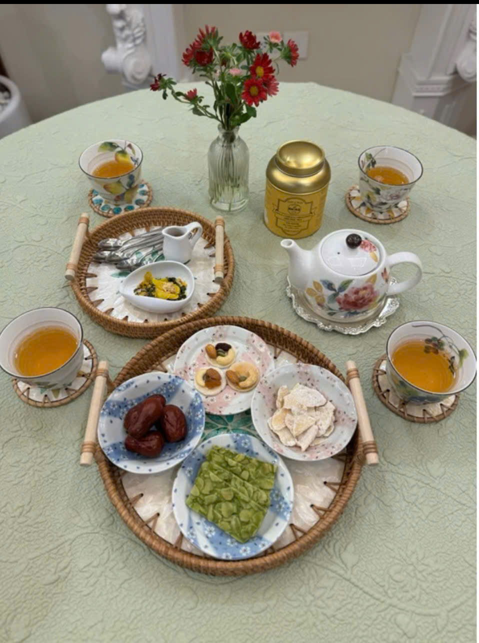 Royal camellia chrysantha Oolong Tea/ Trà Oolong hoa vàng Cung Đình 100g