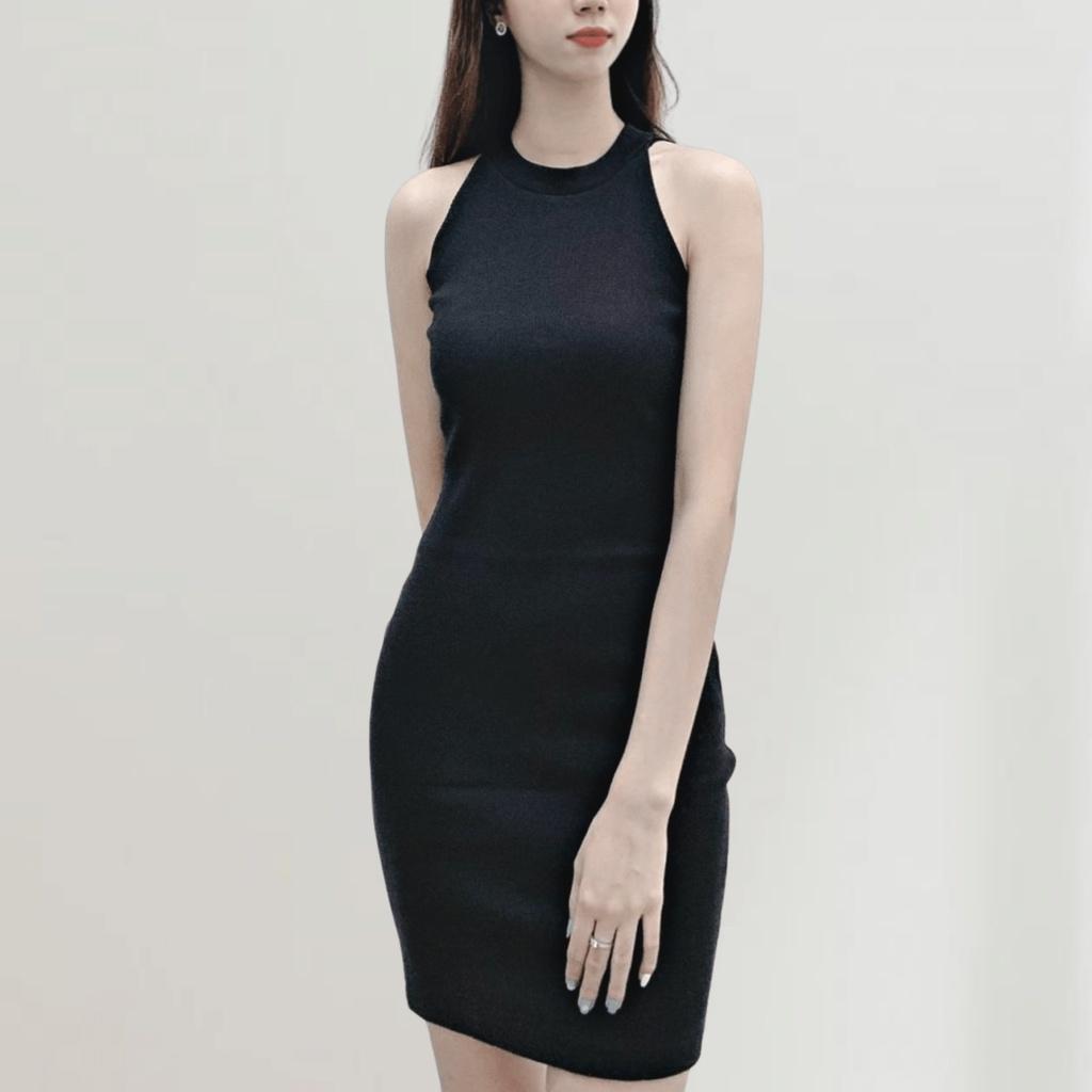 Váy đầm nữ body len tăm EKS108