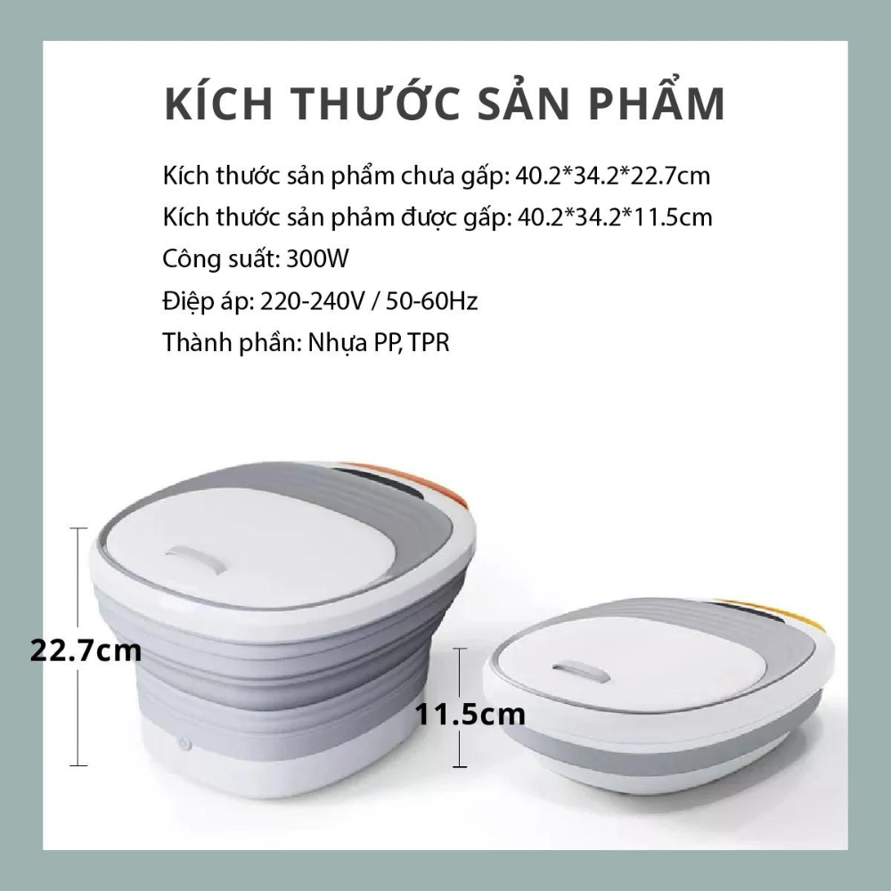 Bồn ngâm chân hồng ngoại xếp gọn Kachi MK344