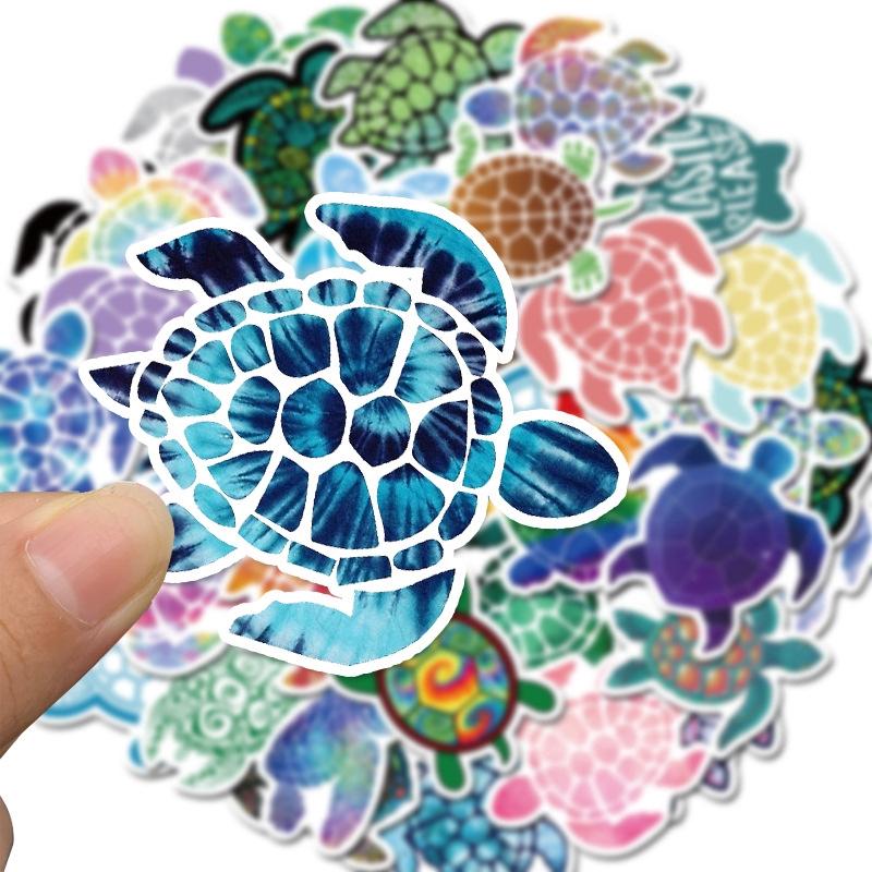 Set 41 Miếng Dán Chống Thấm Nước Hình Chú Rùa Hoạt Hình Nhiều Màu Sắc