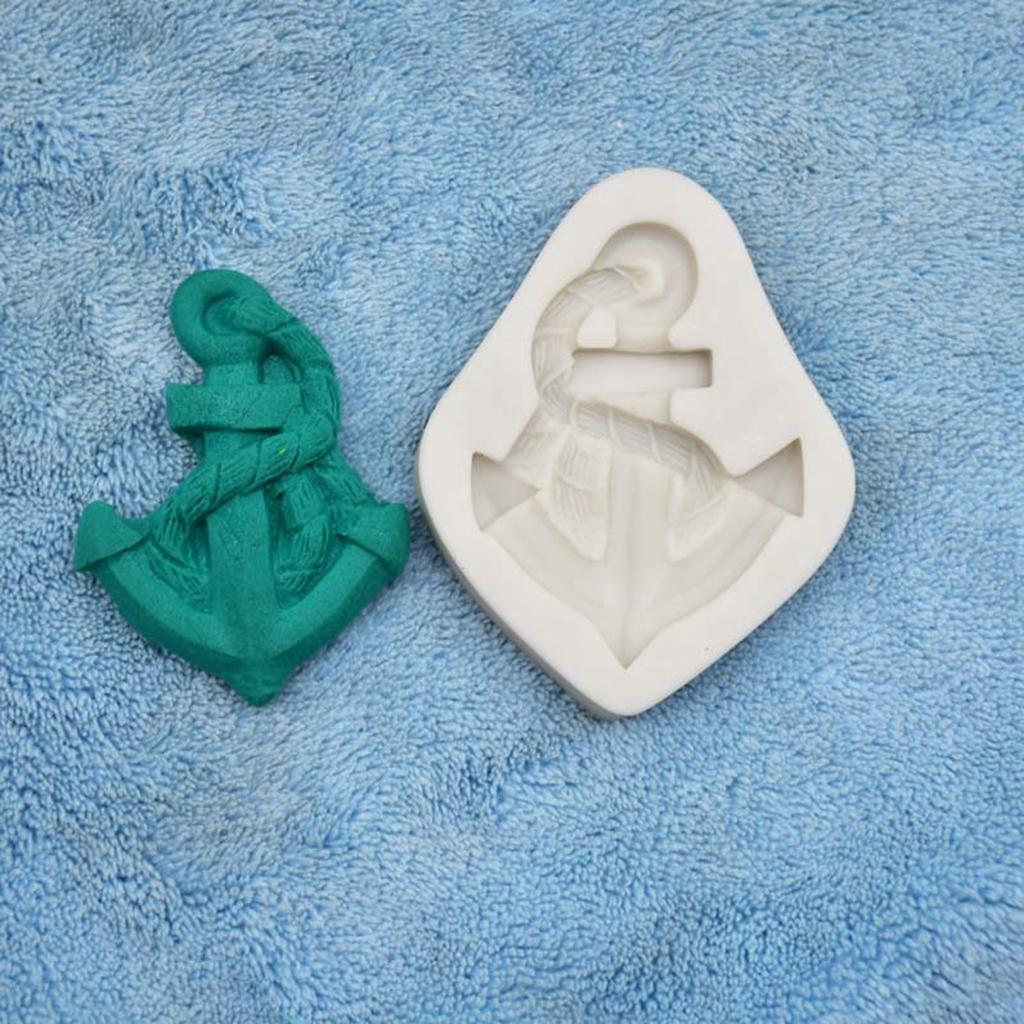 Anchor Silicone Mould DIY Bake Mold Boat Cake Chocolate Baking Sugarcraft