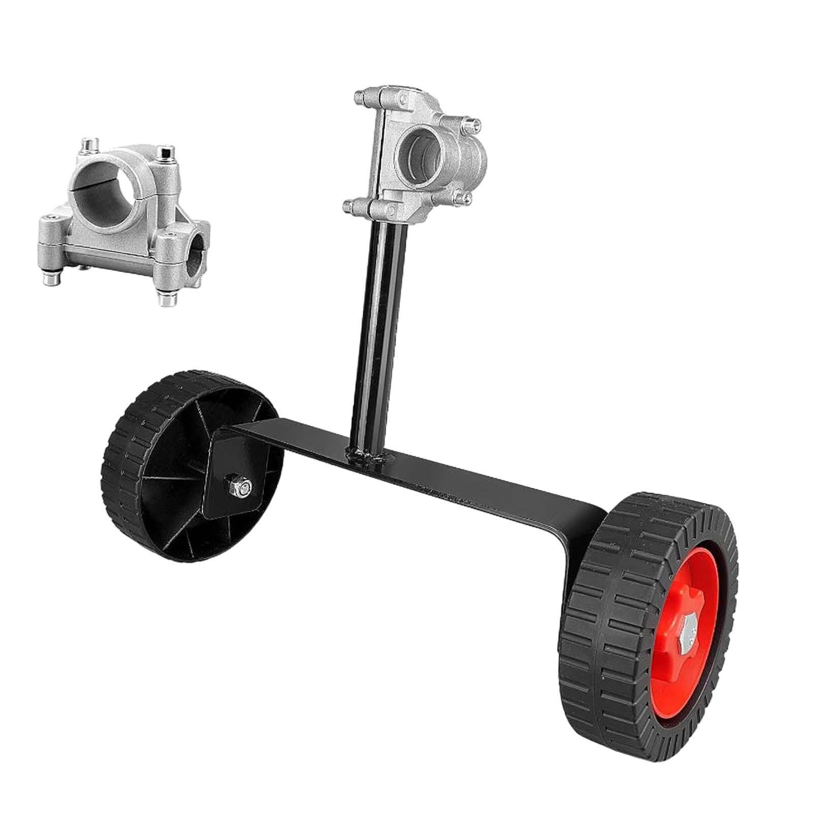 String Trimmer Support Wheels with Fixed Connector Flexible for Grass Cutter