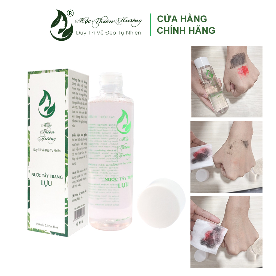 Nước Tẩy Trang Lựu 150ml Mộc Thiên Hương Giúp Làm Sạch Sâu Da Mặt