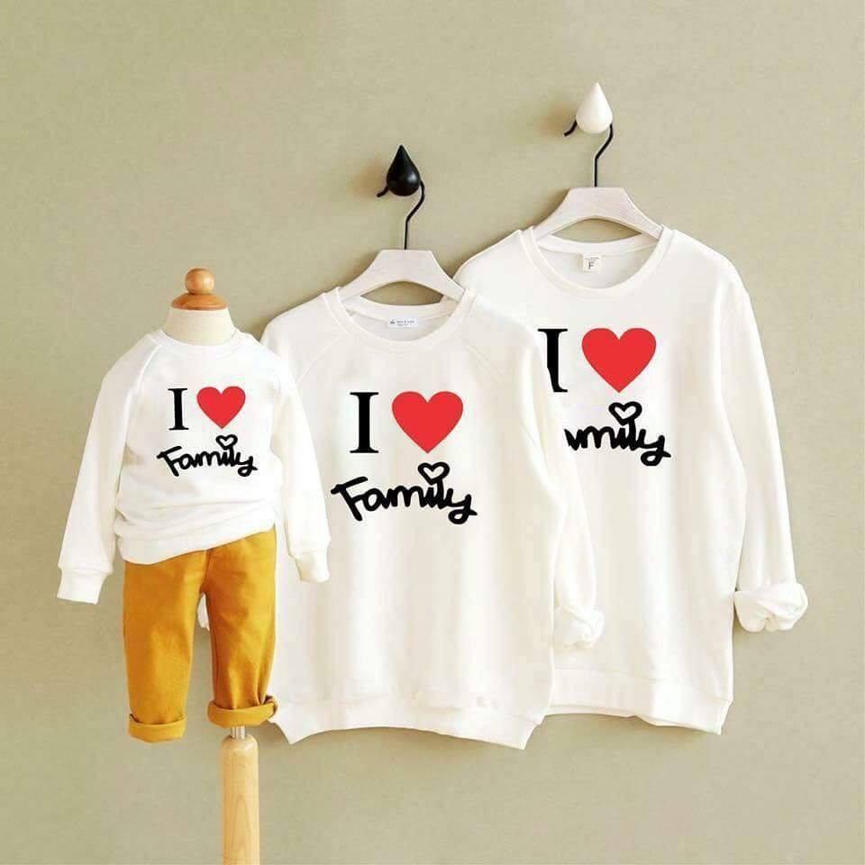 ÁO GIA ĐÌNH, NHÓM Thu đông - I LOVE FAMILY