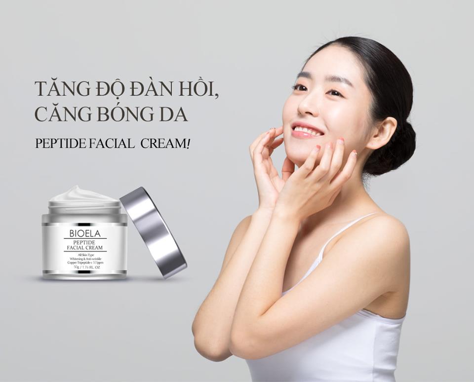 Kem dưỡng da BIOELA PEPTIDE FACIAL CREAM 50g