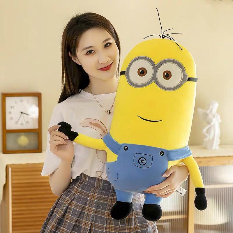 Gấu bông Minion chất lông bột cao cấp mềm mịn - QC - dành cho tín đồ minion, dành tặng bé gái, bé trai