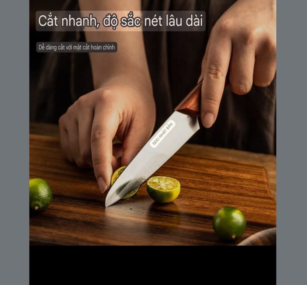 Dao làm bếp Nhật Bản dao thái lát, dao sashimi, dao gọt hoa quả sắc bén