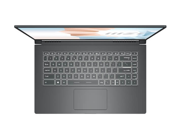 Laptop MSI Modern 15 A11M 1024VN (Gray) | i5-1155G7 | 8GB DDR4 | SSD 512GB PCIe | Win10 - HÀNG CHÍNH HÃNG